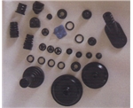 Miscellaneous pieces of rubber